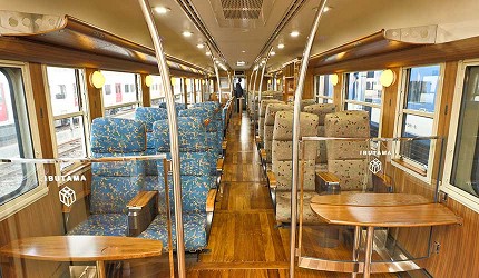 jr九州「指宿之玉手箱」观光列车装潢