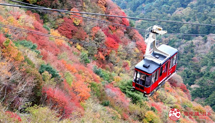 日本九州自由行推薦長崎島原、雲仙的仁田峠的雲仙纜車